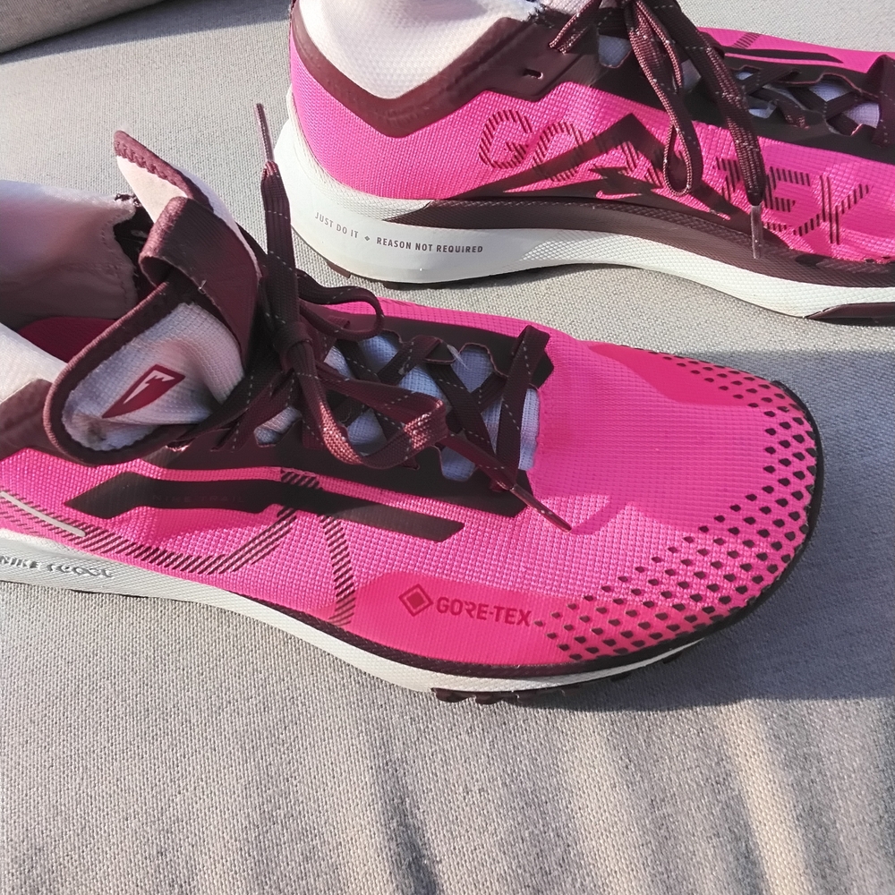 GORE-TEX Women's Athletic Shoes in Hot Pink and Dark Burgundy